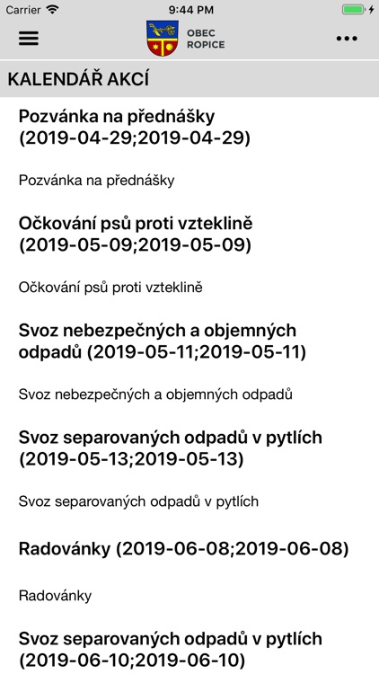 Obec Ropice screenshot-3