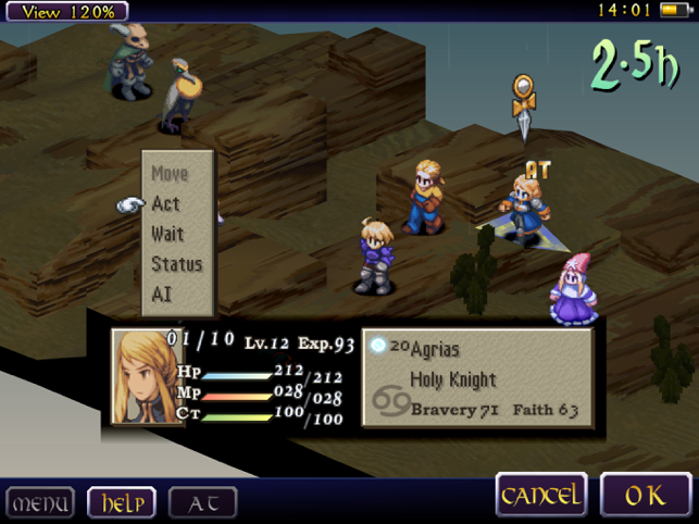 Snímek obrazovky FINAL FANTASY TACTICS