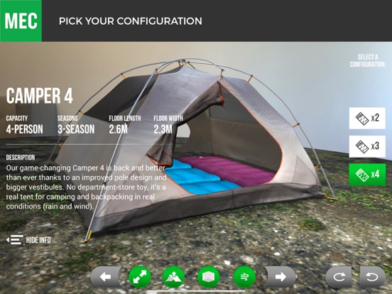 Screenshot #5 pour MEC AR Tent Viewer