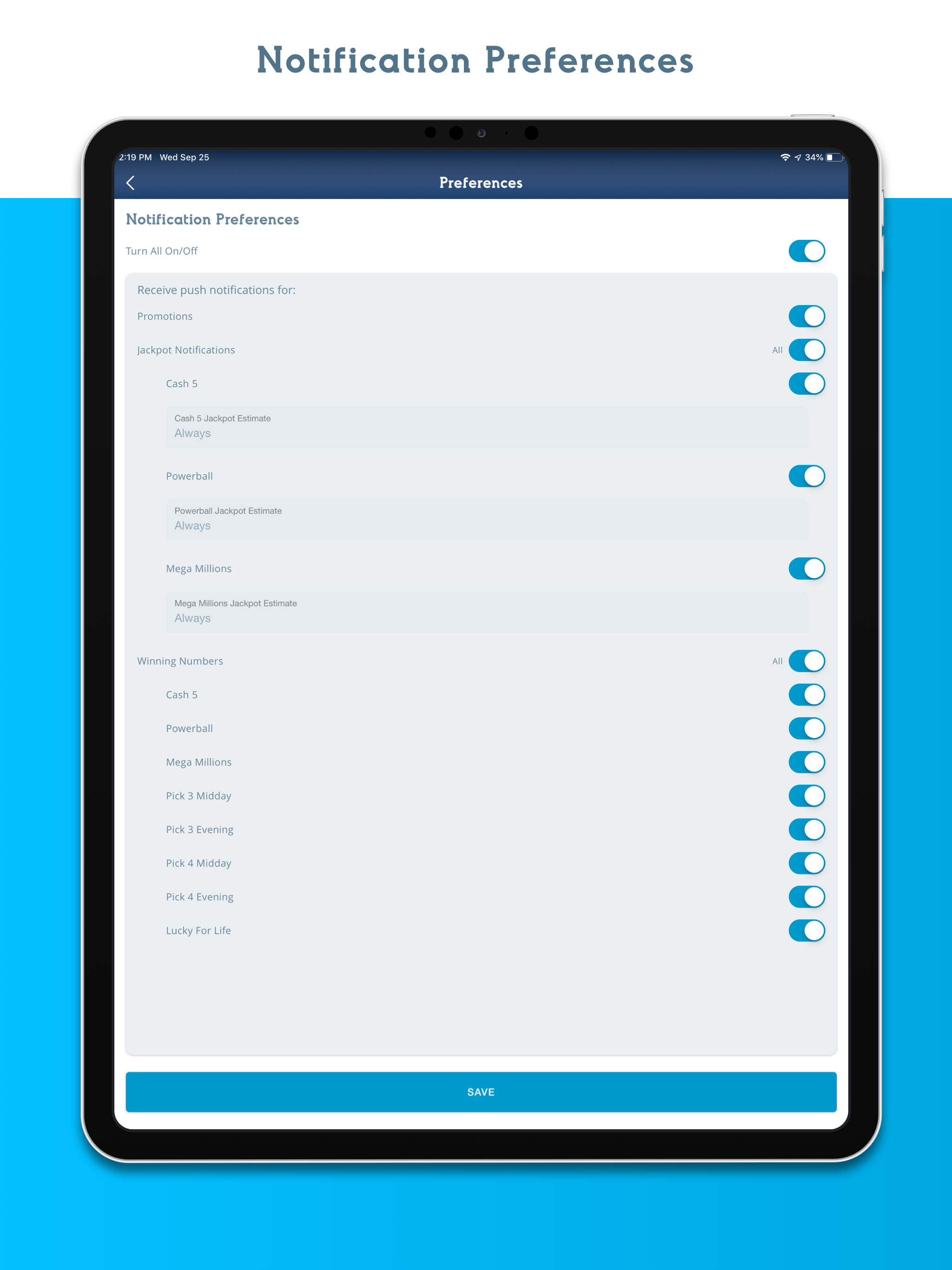 NC Lottery Official Mobile App