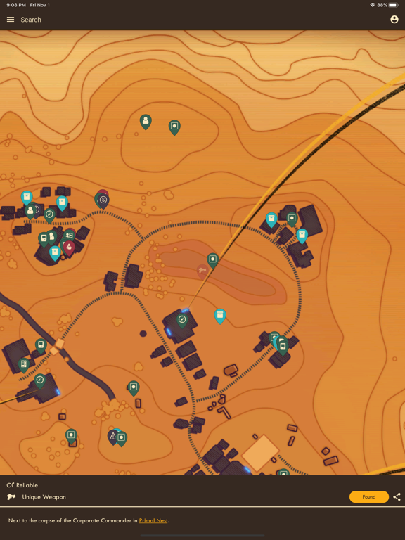 Screenshot #6 pour MapGenie for: The Outer Worlds