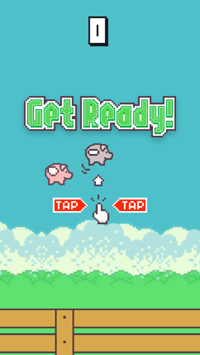 Bouncy Pig - Flappy Wings Screenshot