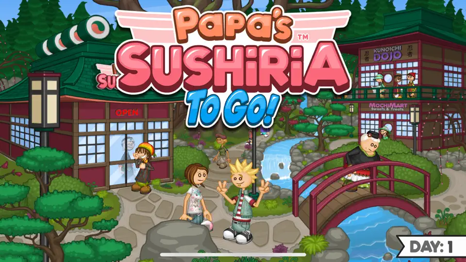 Captura de pantalla de Papa's Sushiria To Go! en iPhone 1