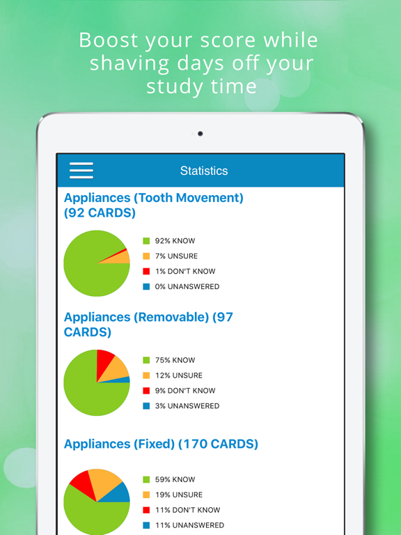 ADAT Orthodontics Cram Cards iPad screenshot