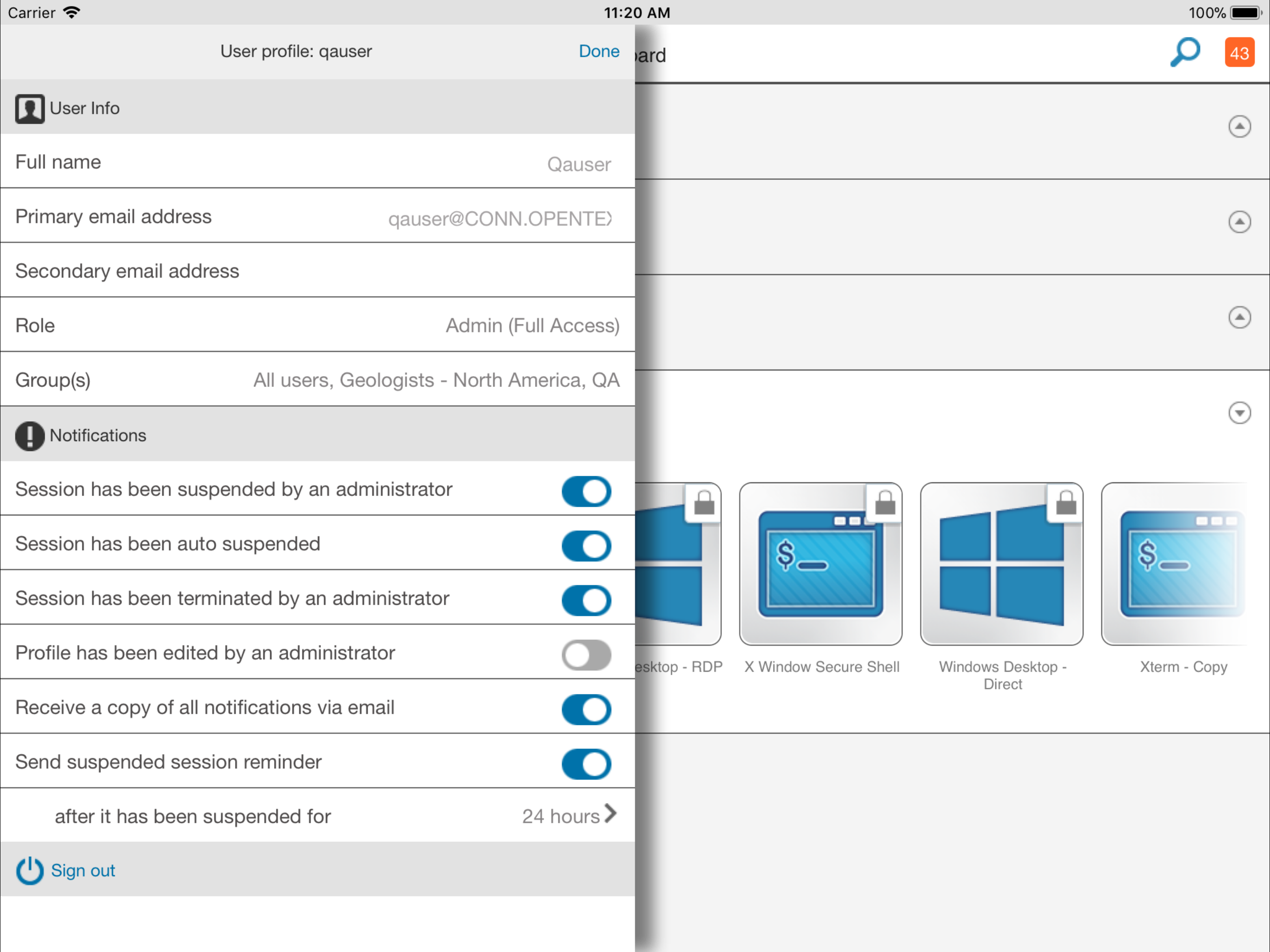 Exceed TurboX 12.0 Client screenshot 7
