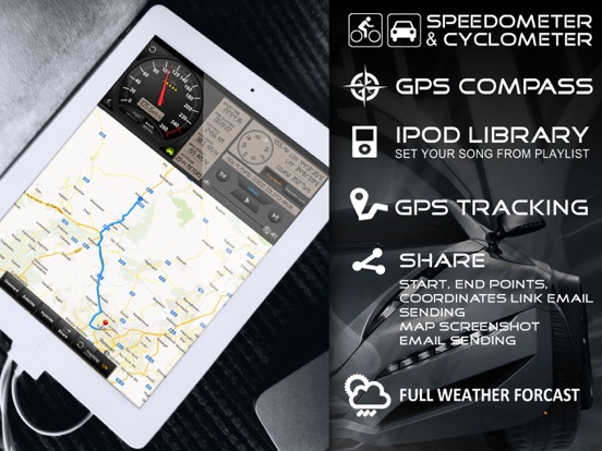 Screenshot #1 for Speedometer GPS+
