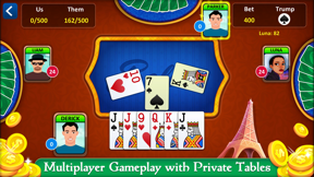 Belote: Trick-taking Card Game screenshot