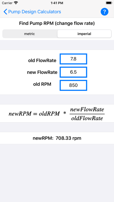Screenshot #3 pour Pump Design Calculator