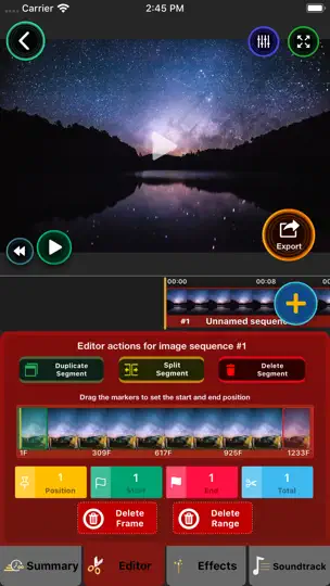 Screenshot von Lapse It auf dem iPhone 4