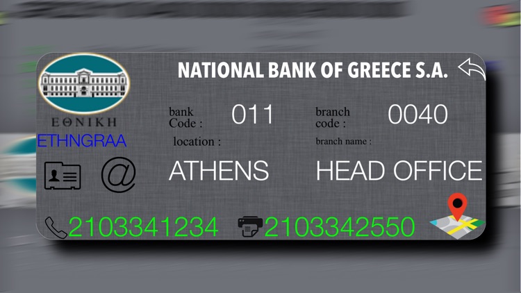 Greek Catalogue - Banks