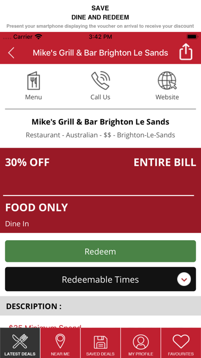 Tasty Deals-Restaurant Deals Screenshot