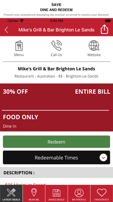 Tasty Deals-Restaurant Deals screenshot 5