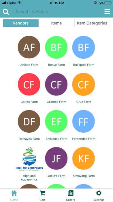 Screenshot #1 pour Session Groceries App