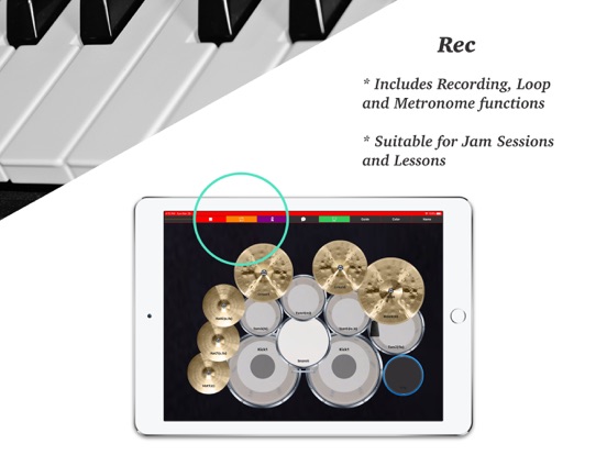 Drum Set + - Real Pad Machine iPad screenshot 5 - Music app
