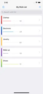 My Wish List -Save your wishes screenshot #1 for iPhone