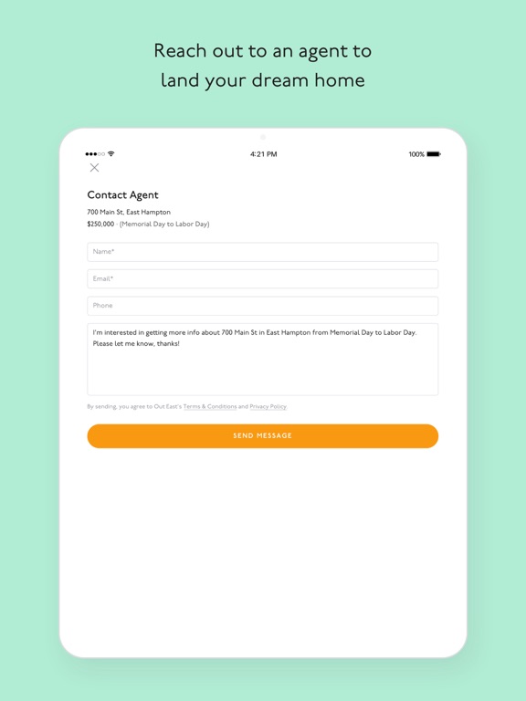 Out East: Hamptons Real Estate iPad screenshot 4 - Lifestyle app