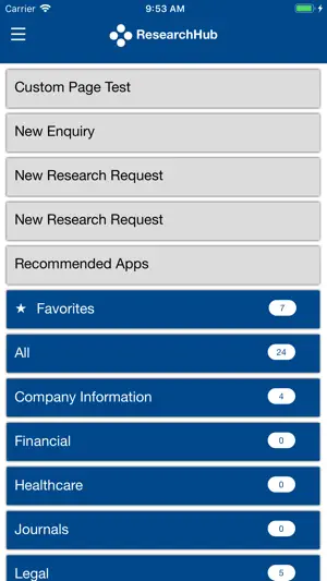 ResearchMonitor ResearchHub screenshot 1