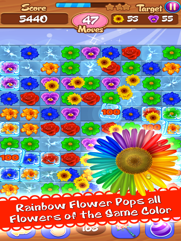 Flower Mania - Match 3 Game