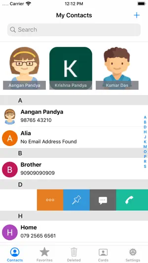 Contacts Manager - Phone Book screenshot 1