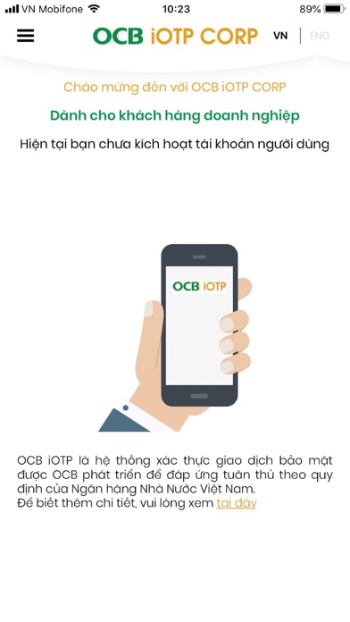 Screenshot #3 pour OCB iOTP CORP
