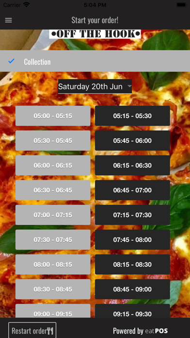 Screenshot #1 pour Off The Hook Ordering