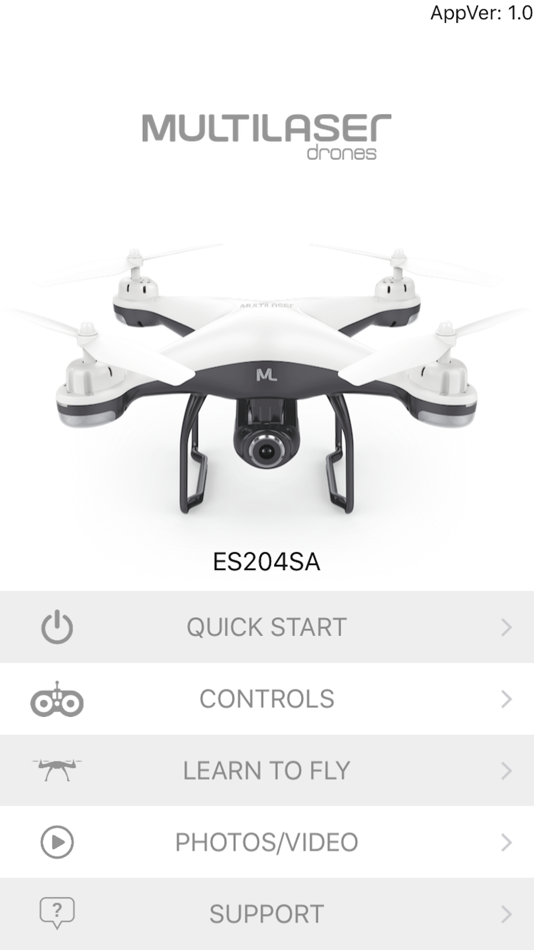 #1. Drones ML (iOS) By: Multilaser S/A
