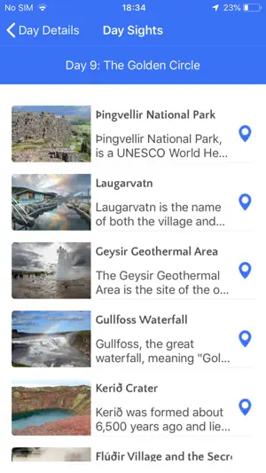 Nordika Travel Itinerary App screenshot 4