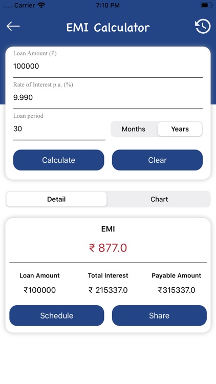 EMI Calculator - Mortgage Calc