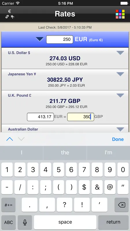 Rates screenshot 3 of 4