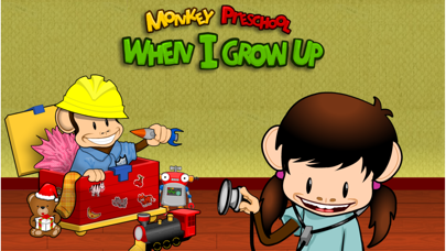Monkey Preschool: When I Grow Up screenshot 1