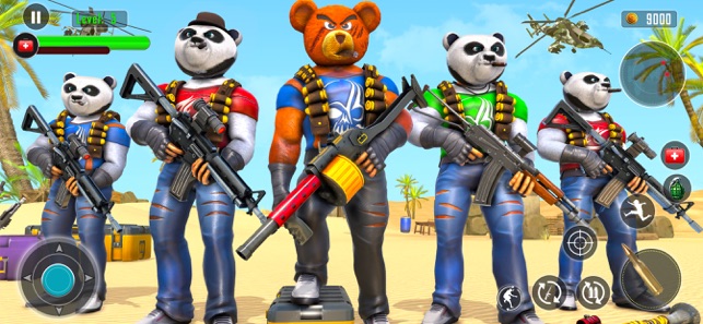 泰迪熊槍射擊遊戲(圖3)-速報App