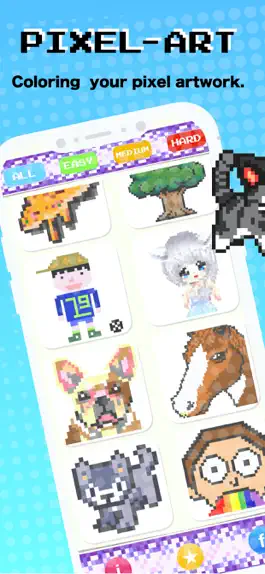 Game screenshot Pixel Art - Coloring by number mod apk