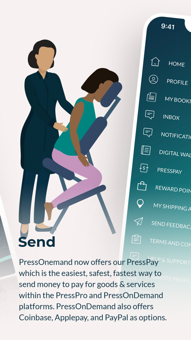 PressOnDemand: OnDemand App Screenshot