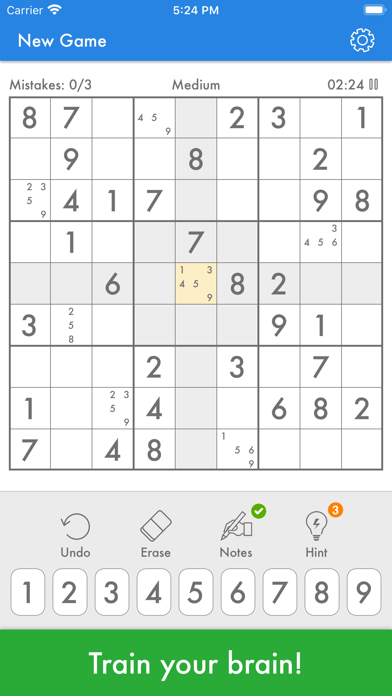 Sudoku - Classic Number Game Screenshot