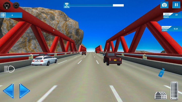 Highway Speed Car Racing