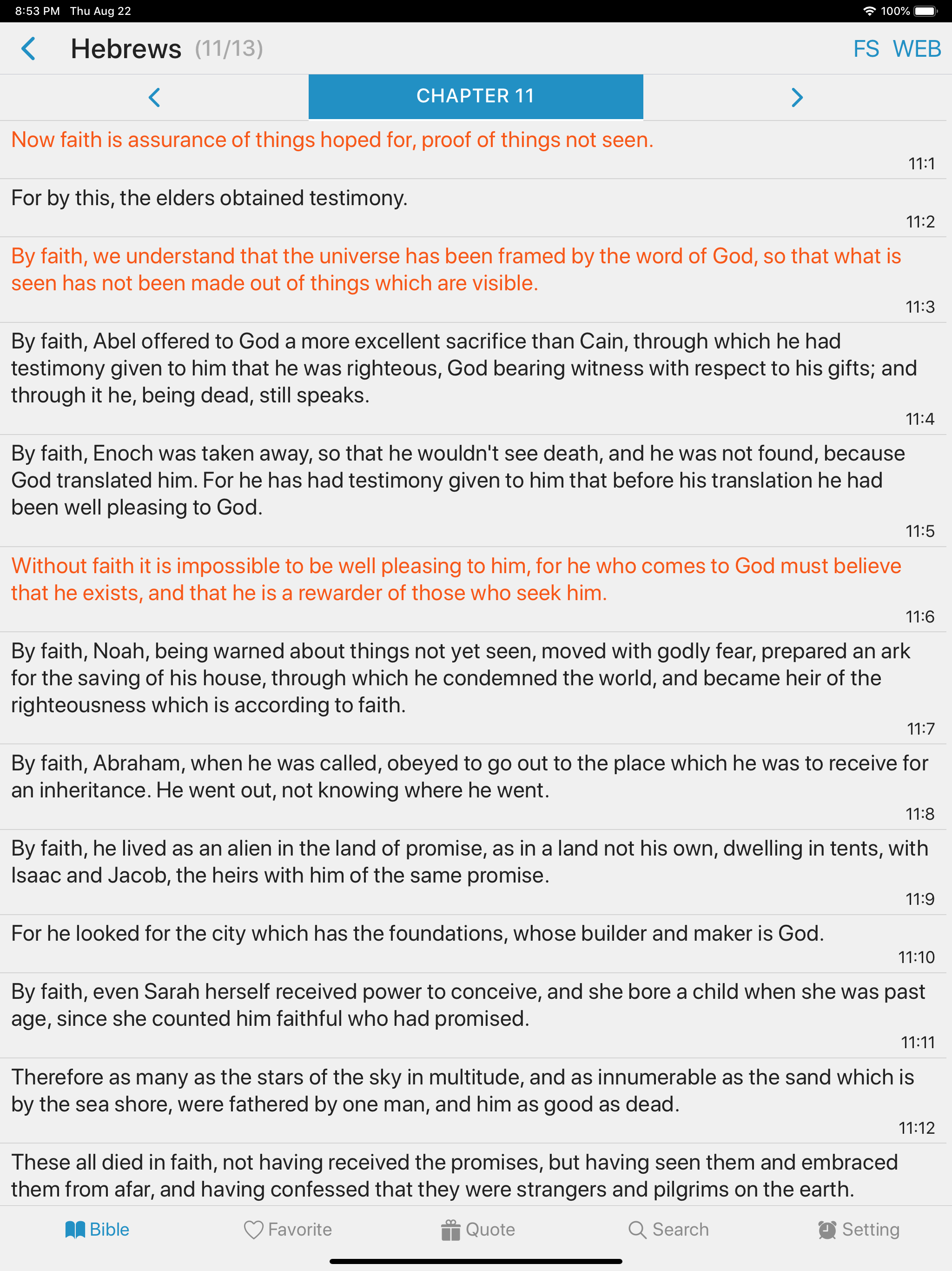Holy Bible Easy Read screenshot 12