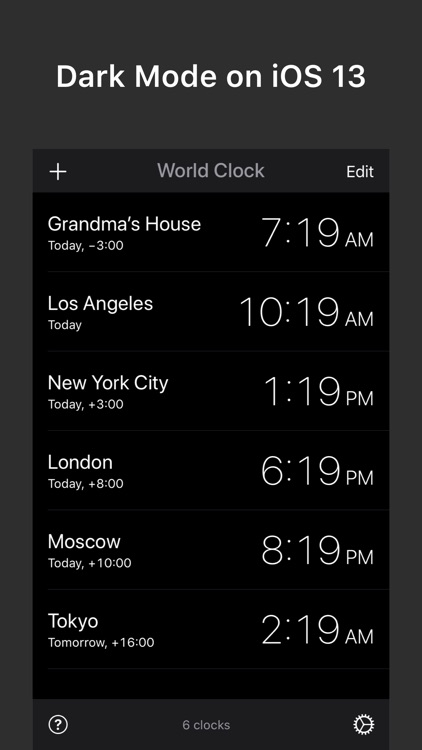 World Clock — Time Zone Widget screenshot-4