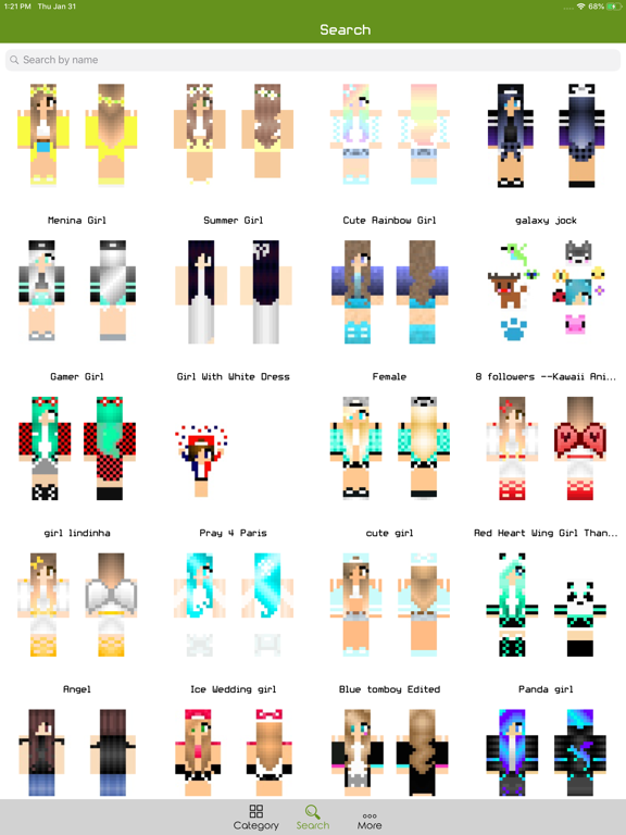 Skins for Minecraft PE and PC iPad screenshot 4 - Entertainment app