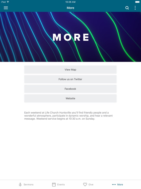 Life Church Huntsville iPad screenshot 3 - Education app