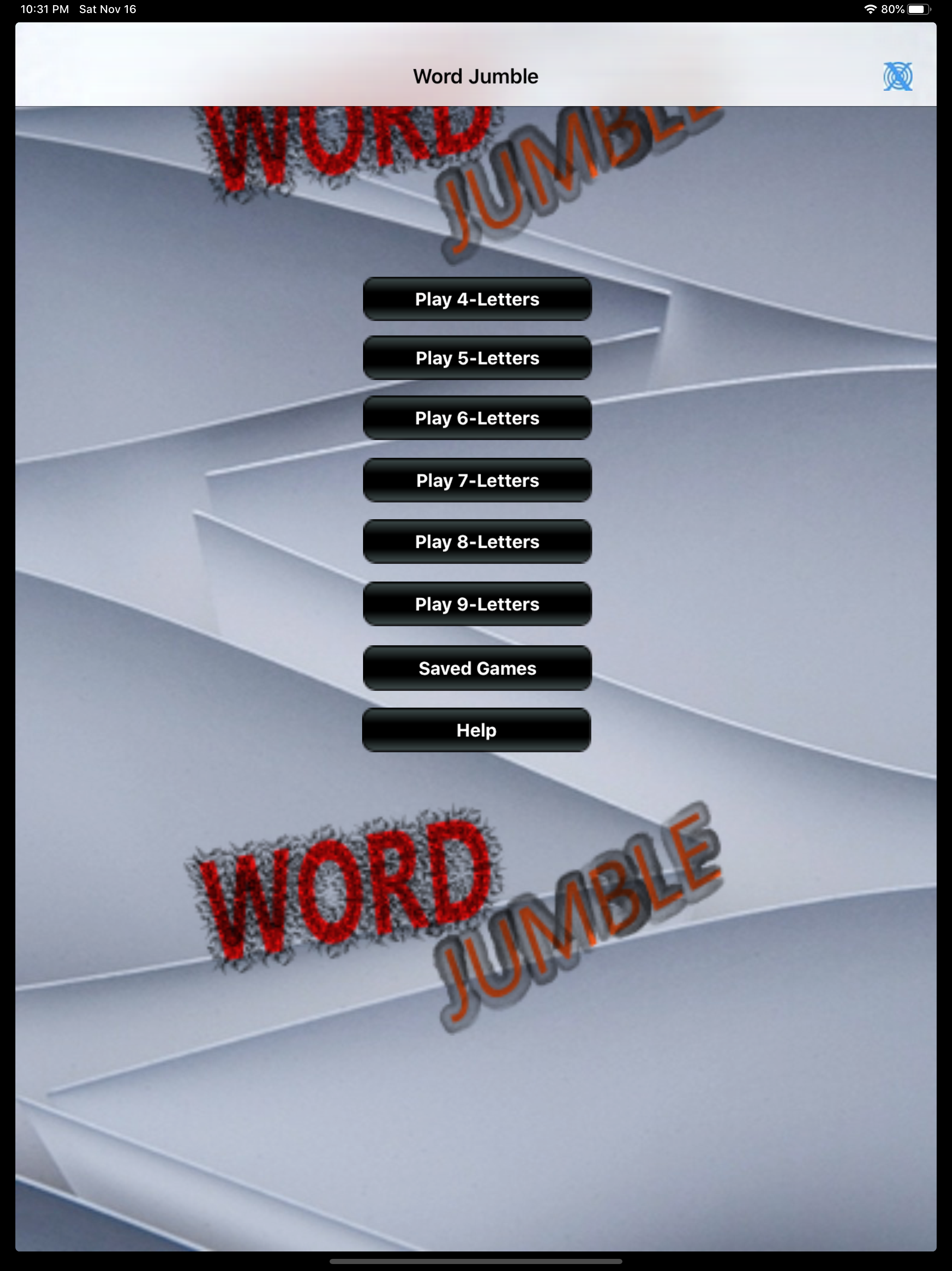Word Jumble Advanced