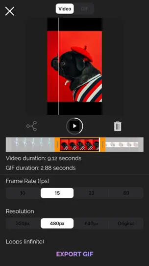 Скриншот До и После Про Слайдер на iPhone 6