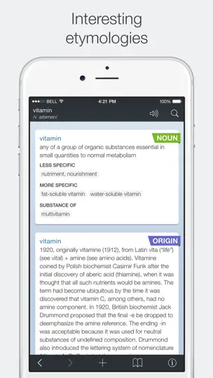Advanced English Dictionary HD iPhone-skjermbilde 3