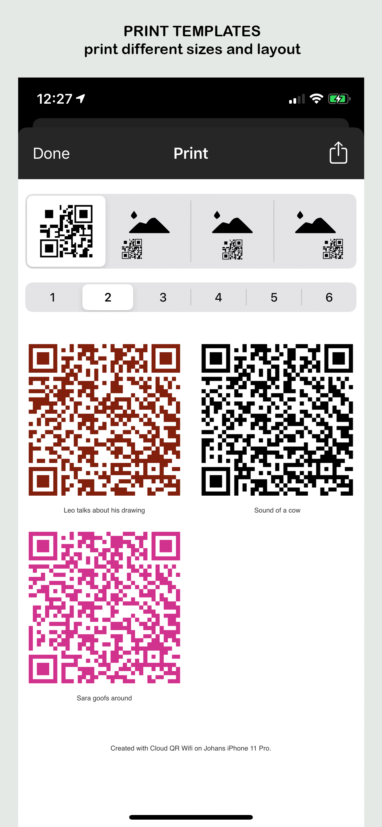 Cloud QR Wifi Education screenshot 3