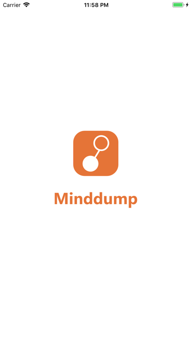 UPrince MindDump iPhone screenshot 1 - Productivity app
