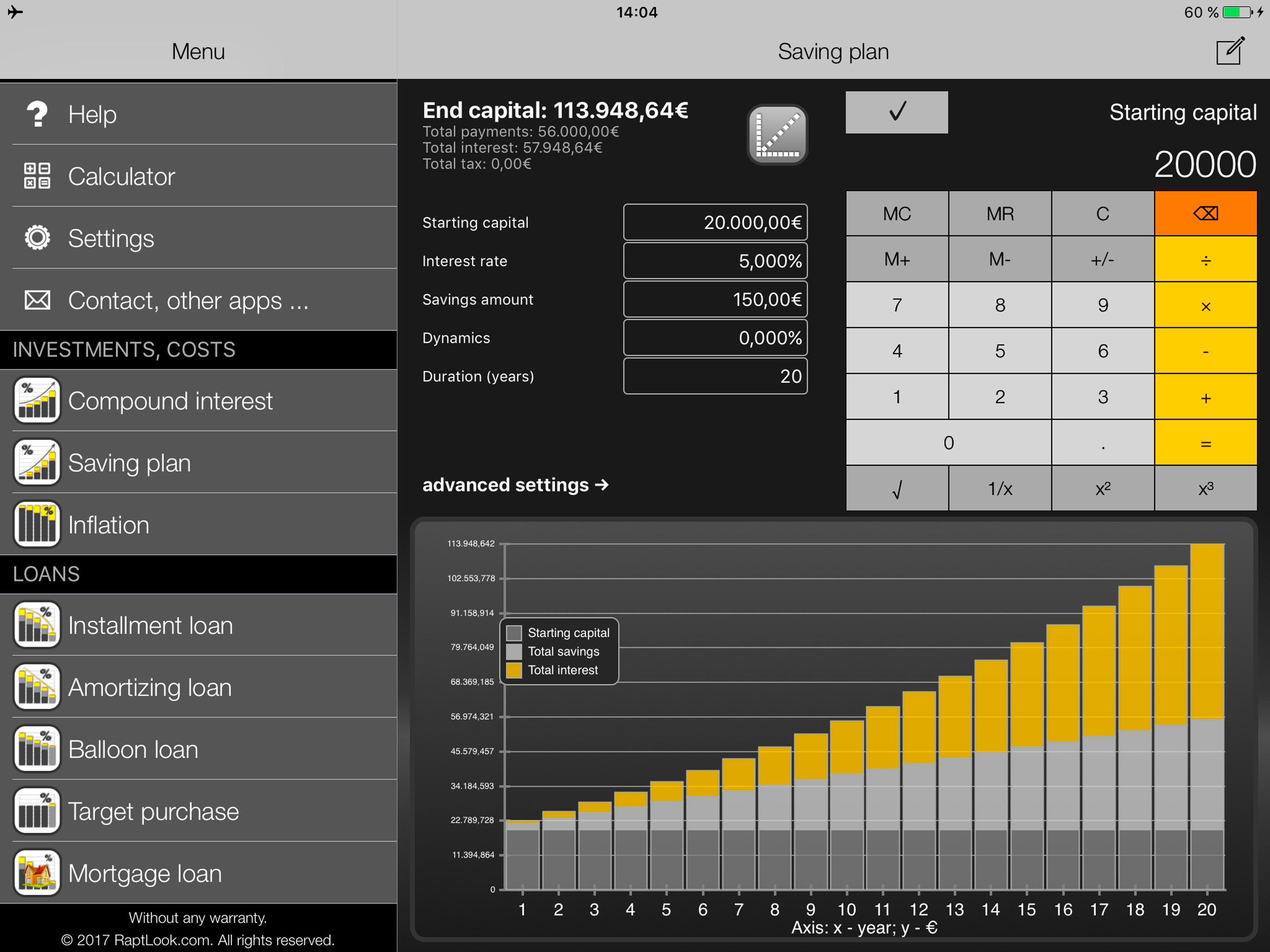 Finance Calculator Pro