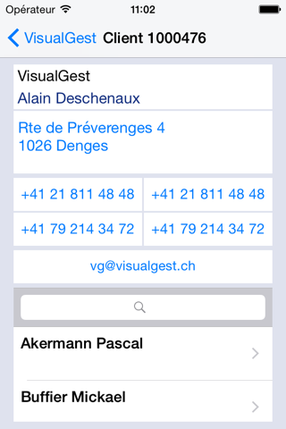 VG Contact screenshot 3