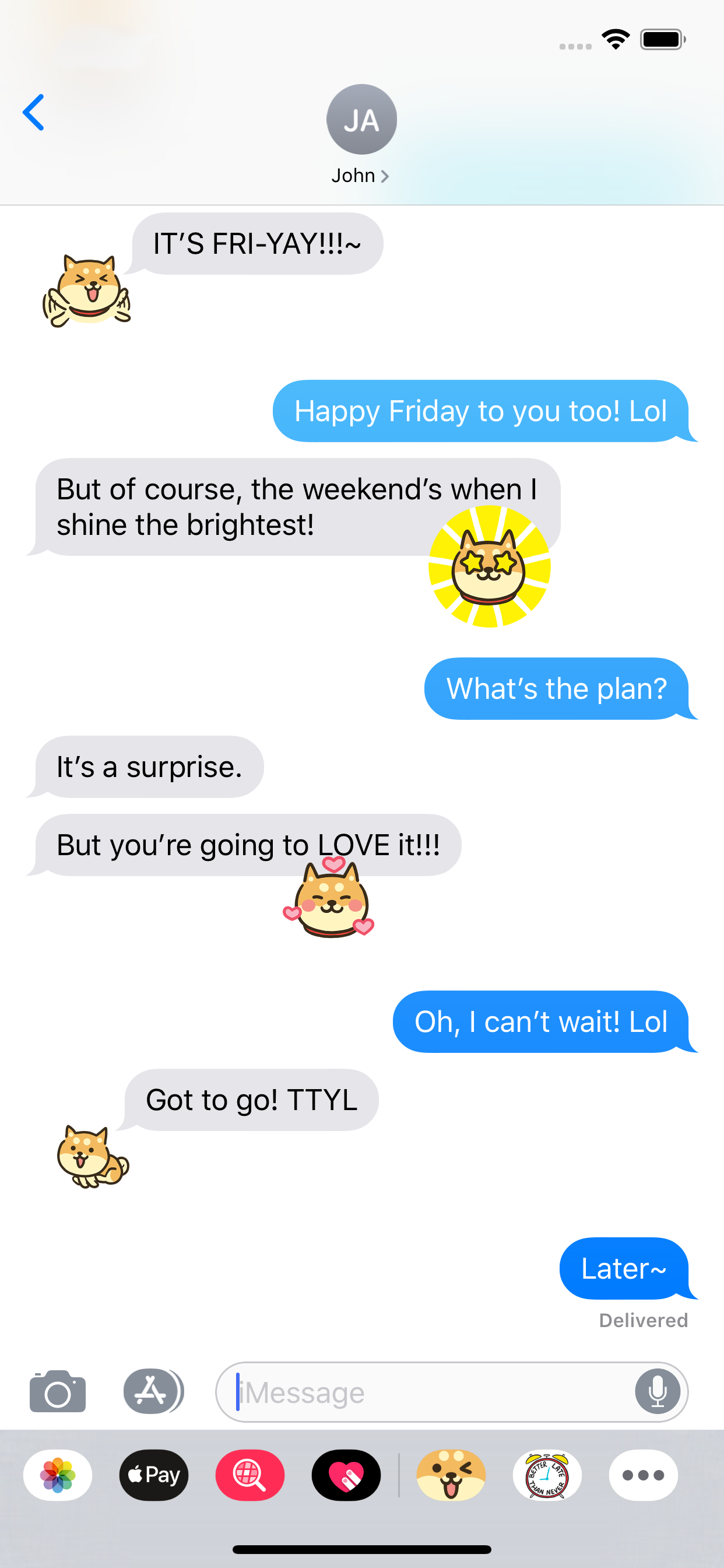 Shiba Moji - Dog Stickers screenshot 4