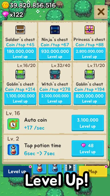 Tap Chest - clicker idle game