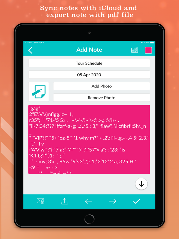 Screenshot #5 pour Sticky Notes - NotePad