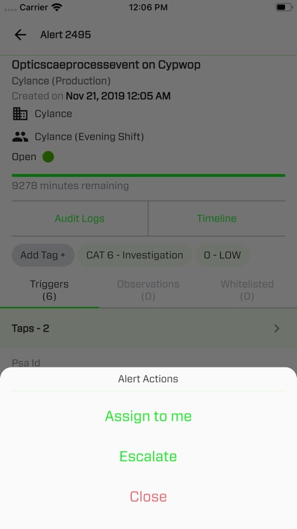 CylanceGUARD screenshot-3